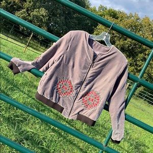 Purple crazy train jacket